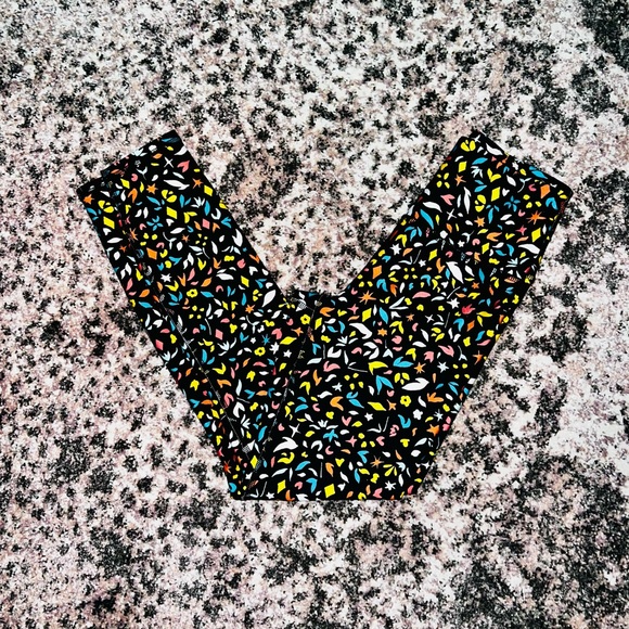 ELLIE || Classic Funfetti Colorful Print Leggings - SZ XS ✨NWOT✨ - Picture 6 of 15